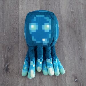 Minecraft Squid Kids Bedding Glow In the Dark Plush Kids Bedding Plush Pillow